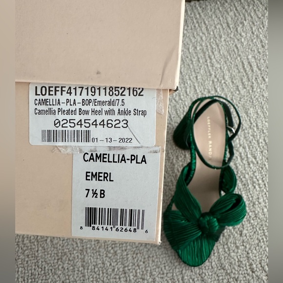 NIB Loeffler Randall Camellia Bow with ankle strap - Picture 7 of 7